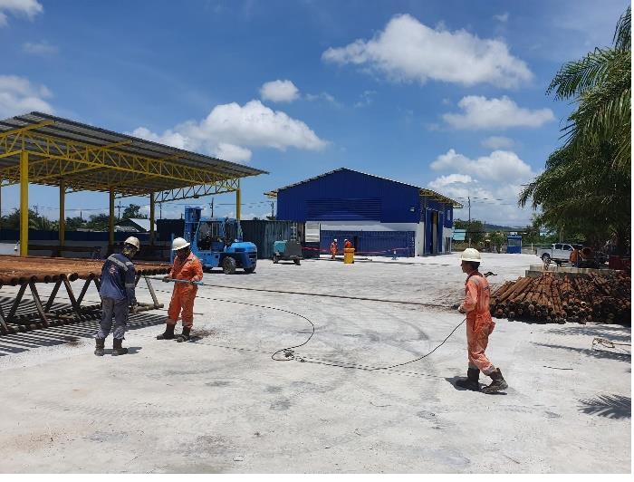OPS-OES Songkhla base drill pipe yard
